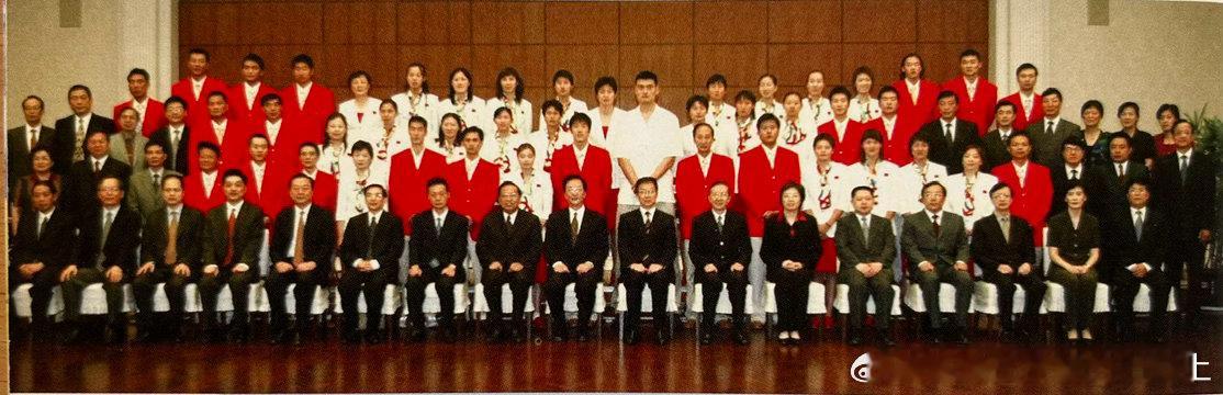 上海市领导接见上海奥运选手 #姚明 #刘翔 #王励勤 #吴敏霞 ​