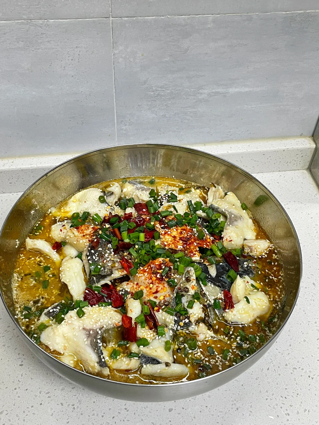 超级下饭的酸菜鱼，附详细做法～