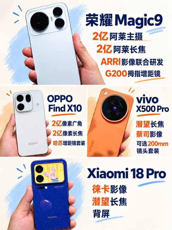 这几部国产旗舰真不一定输 iPhone 18 Pro