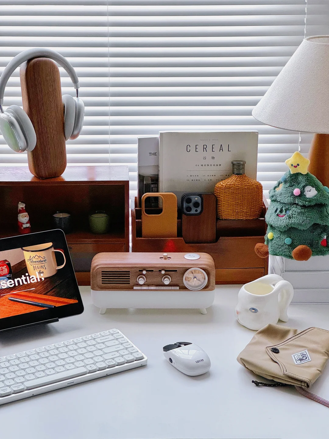 好爱这个靠窗原木系ins风书桌呀❗️