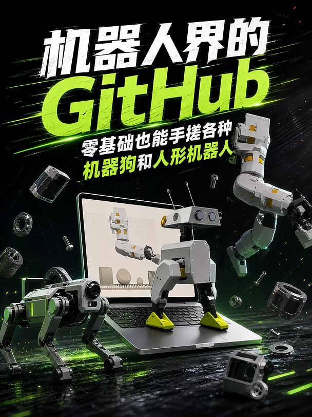 机器人界GitHub:零基础也能手搓各种机器人