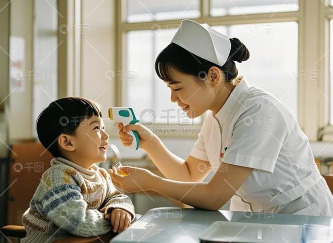 今日医院见闻：护士小姐姐蹲在地上耐心安抚哭闹的小朋友，给他贴纸，哄他量体温。医患关系其实很简单，多一份理解，多一份耐心。穿上白大褂是责任，脱下白大褂是普通人。 ​