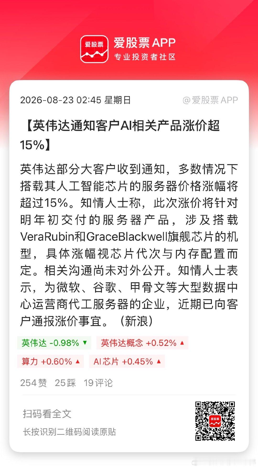 不是英伟达想涨价，是上游存储产能卡脖子，实锤高端算力供不应求。 ​