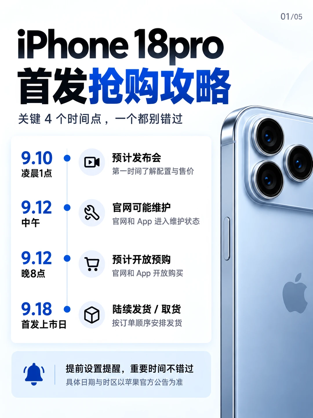 想首发拿到iPhone 18 Pro？关键看这几点