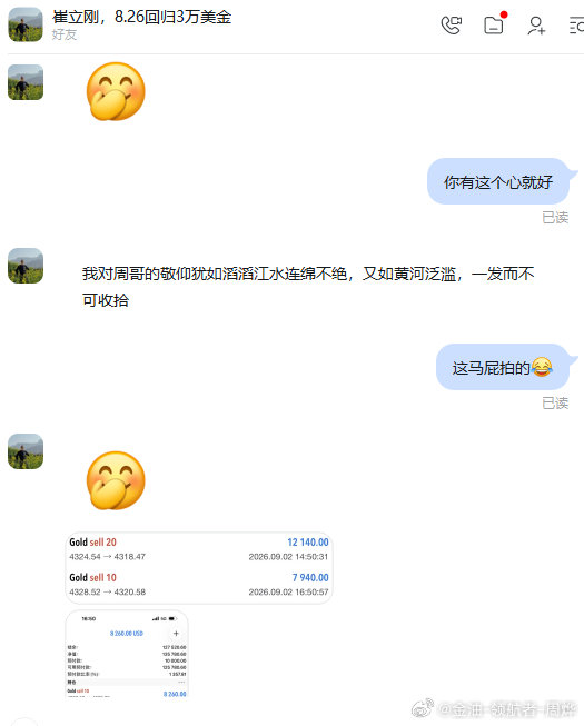 如果拍马屁有境界的话，那刚子绝对无人能敌。[允悲][允悲][允悲]

#黄金[超话]# ​​​​#市场对美联储加息预期再度升温# #金价下跌 油价大涨##美债收益率飙升##黄金##金油-领航者-周烨##金价 ​​​# ​​​