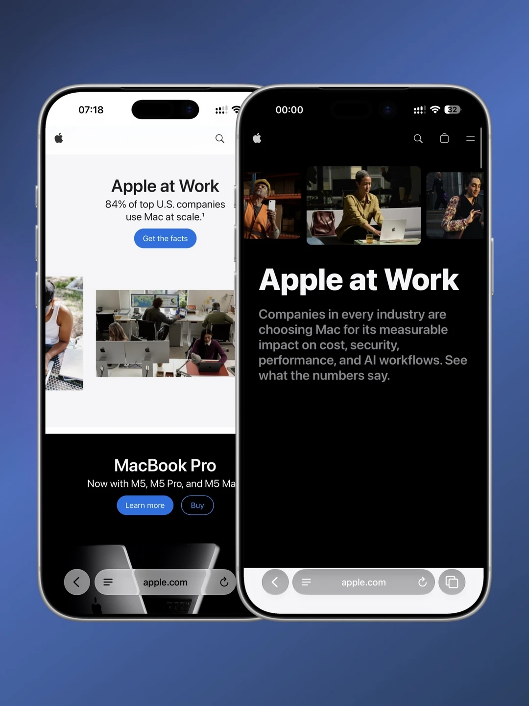 Apple官网：Apple at Work宣传
