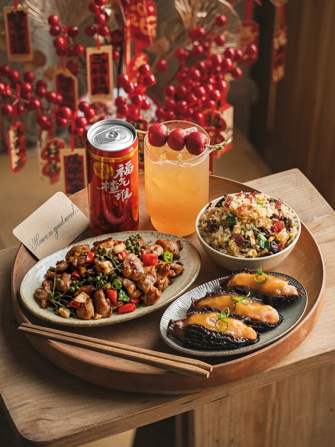 福气拉满的饭张力