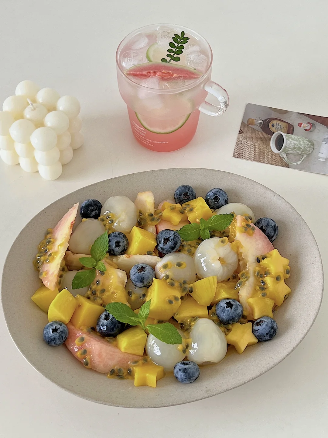 「35℃高温救星🥭」渍水果低卡清爽一口沦陷！