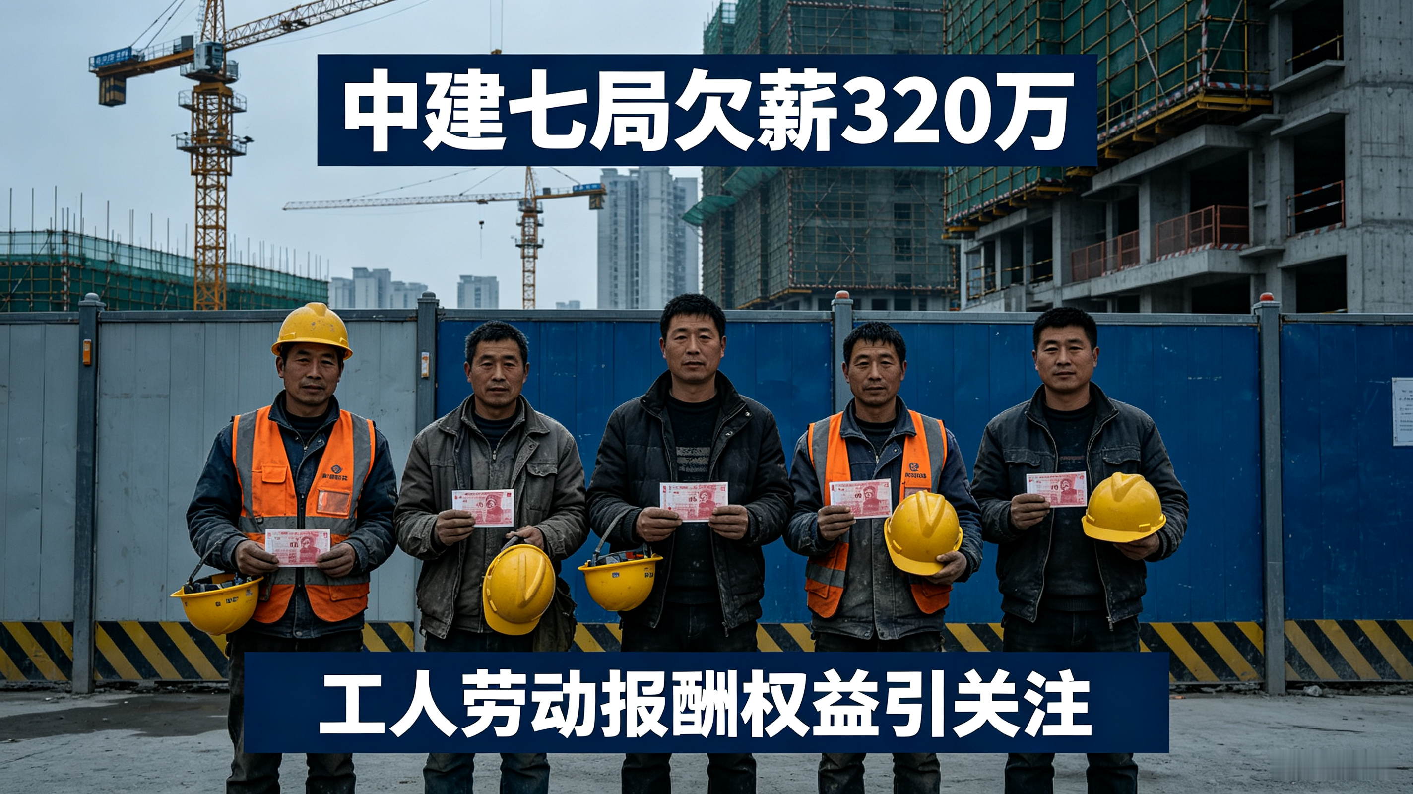 中建七局这次是真的把脸丢到明面上了。
顶着世界500强骨干成员、河南百强企业第3位的光环，注册资本90亿的大央企，居然在襄阳耕读小镇项目里，拖欠118名农民工整整320.15万工资。更离谱的是这还不是初犯，同个项目之前就欠过18名工人39.85万工资被通报过一次。
今年3月就接到投诉，5月人社部门下