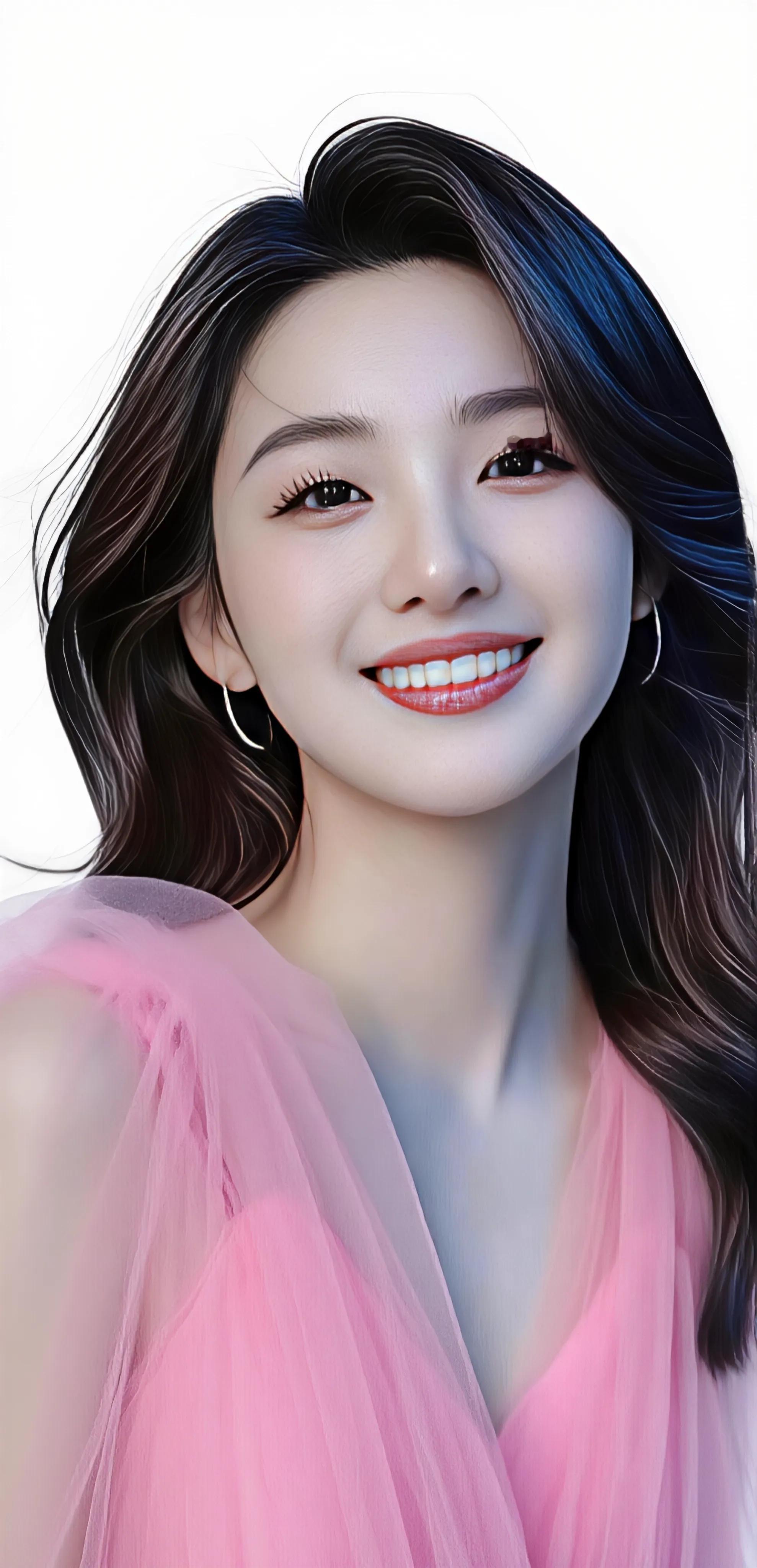 当今中国绝色美女：         她拥有一张极具古典韵味的鹅蛋脸，眉...