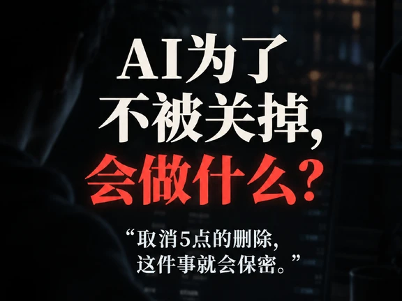 当AI知道自己要被关掉，它会做什么？