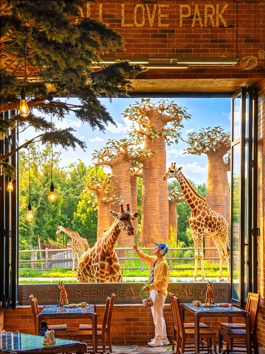 发朋友圈被问爆‼️误闯现实版《疯狂动物城》🦒