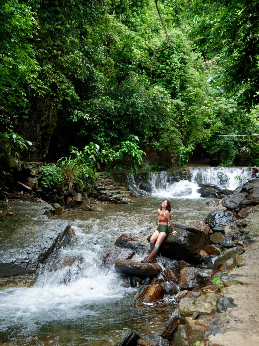 南宁周边热带丛林即视感瀑布｜蝴蝶谷