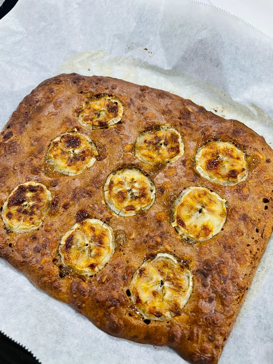 低卡香蕉咖啡燕麦饼