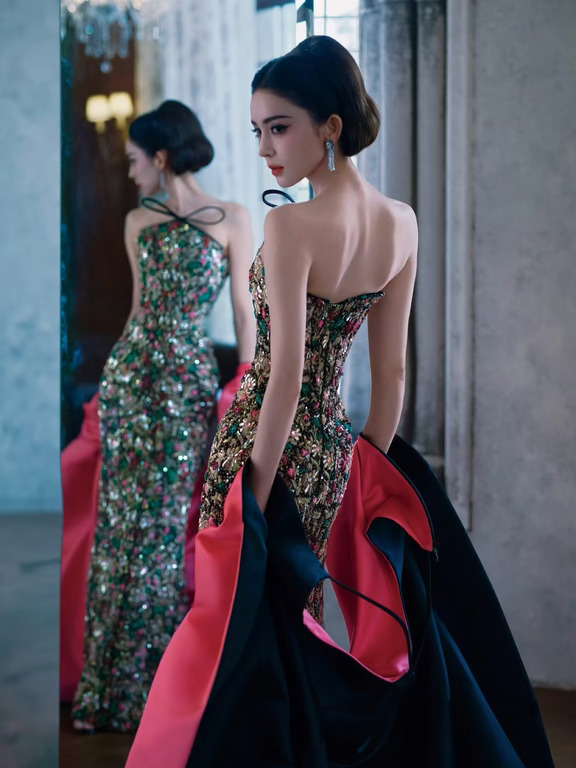娜扎vogue盛典第二套造型，人间真绝色