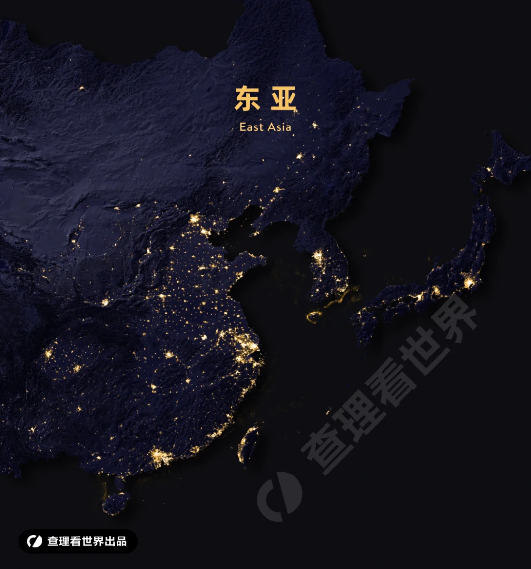 我们的“2024年度地图”：世界夜景地图系列