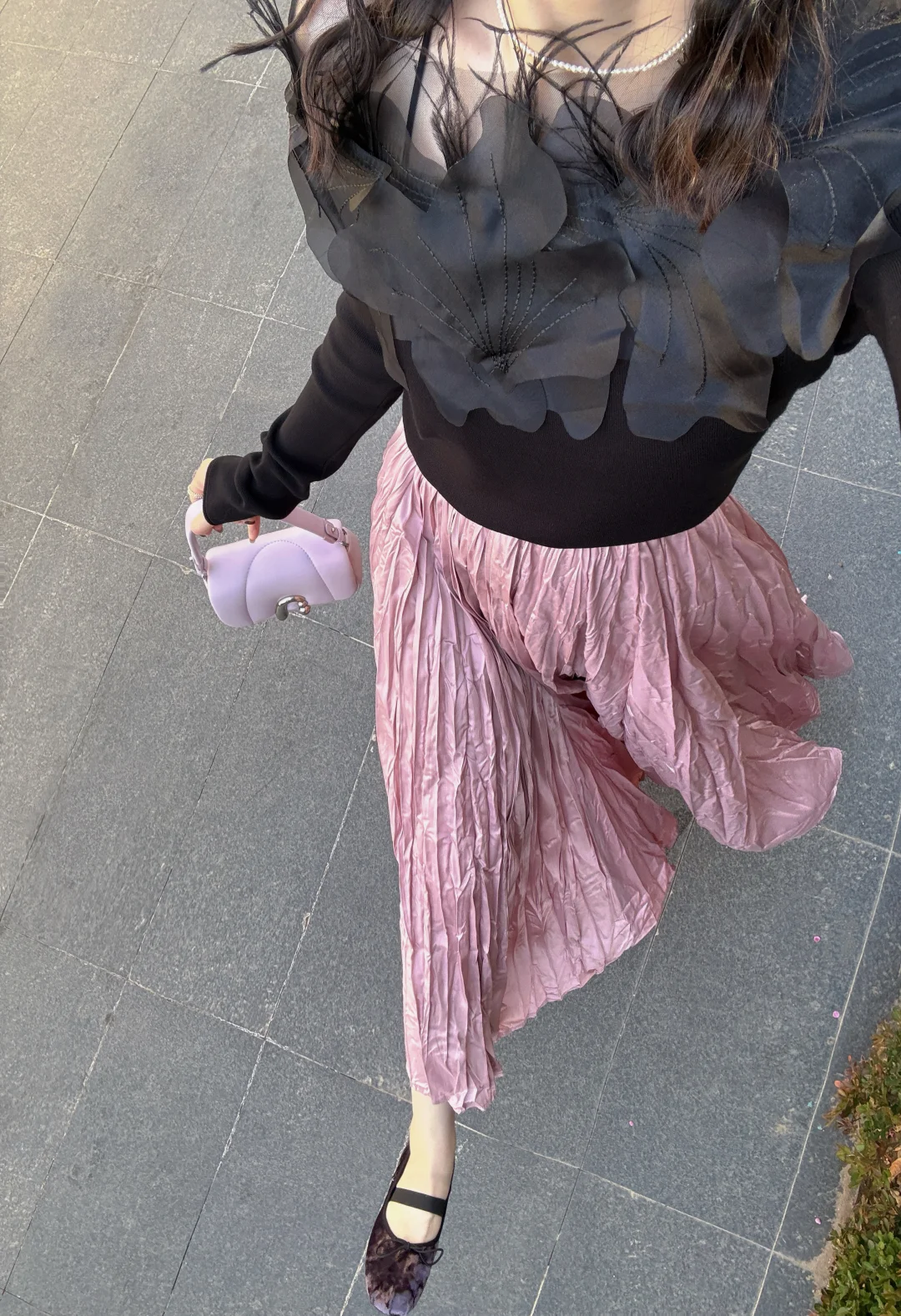 漂亮姐姐的早春穿搭💜穿裙子才是我的舒适区