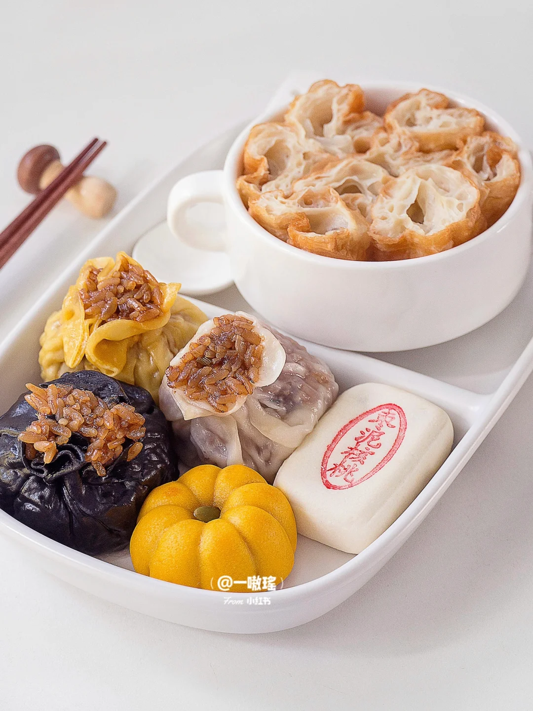 中式早餐🥢豆浆油条👪烧麦全家福&中式糕点