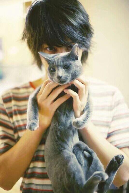 #金希澈的爱猫希范去世#
第一次知道俄蓝就是因为希范，还有这张曾经做过头像的经典图[捂嘴哭] ​