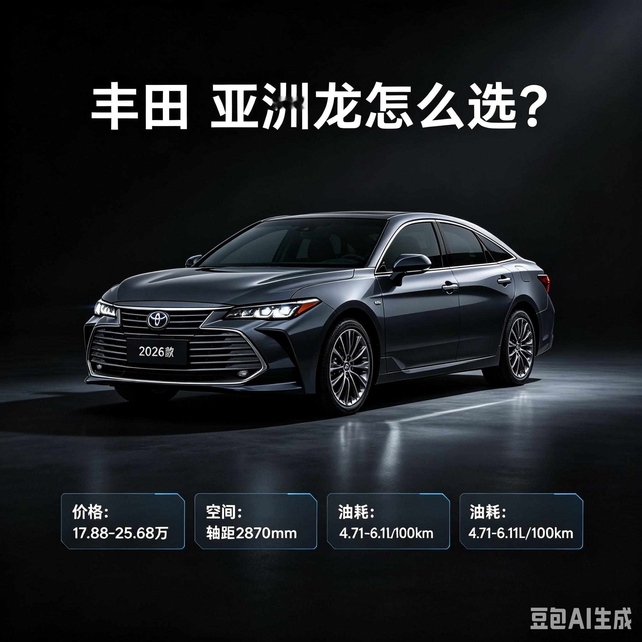 丰田 亚洲龙怎么选