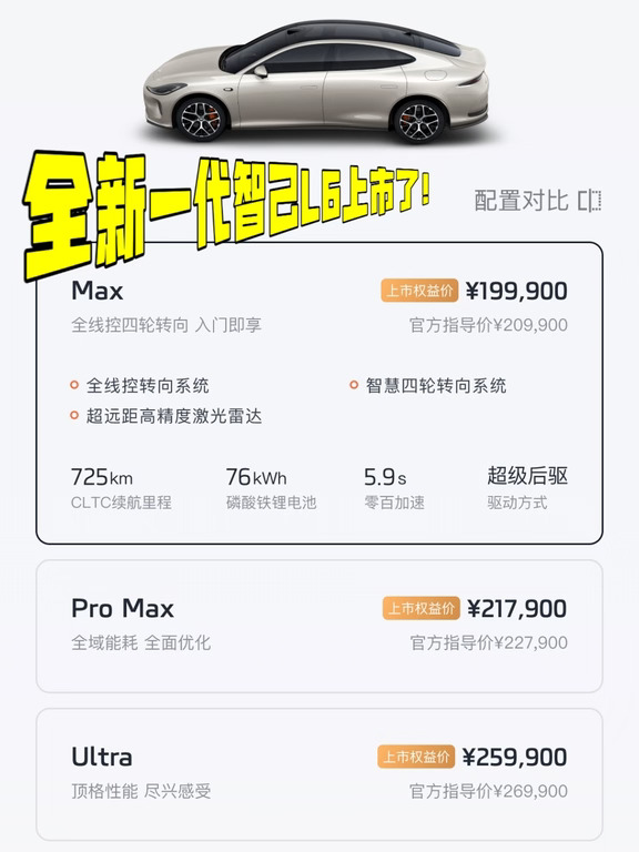 新智己L6上市只要19.99万起！够惊喜？