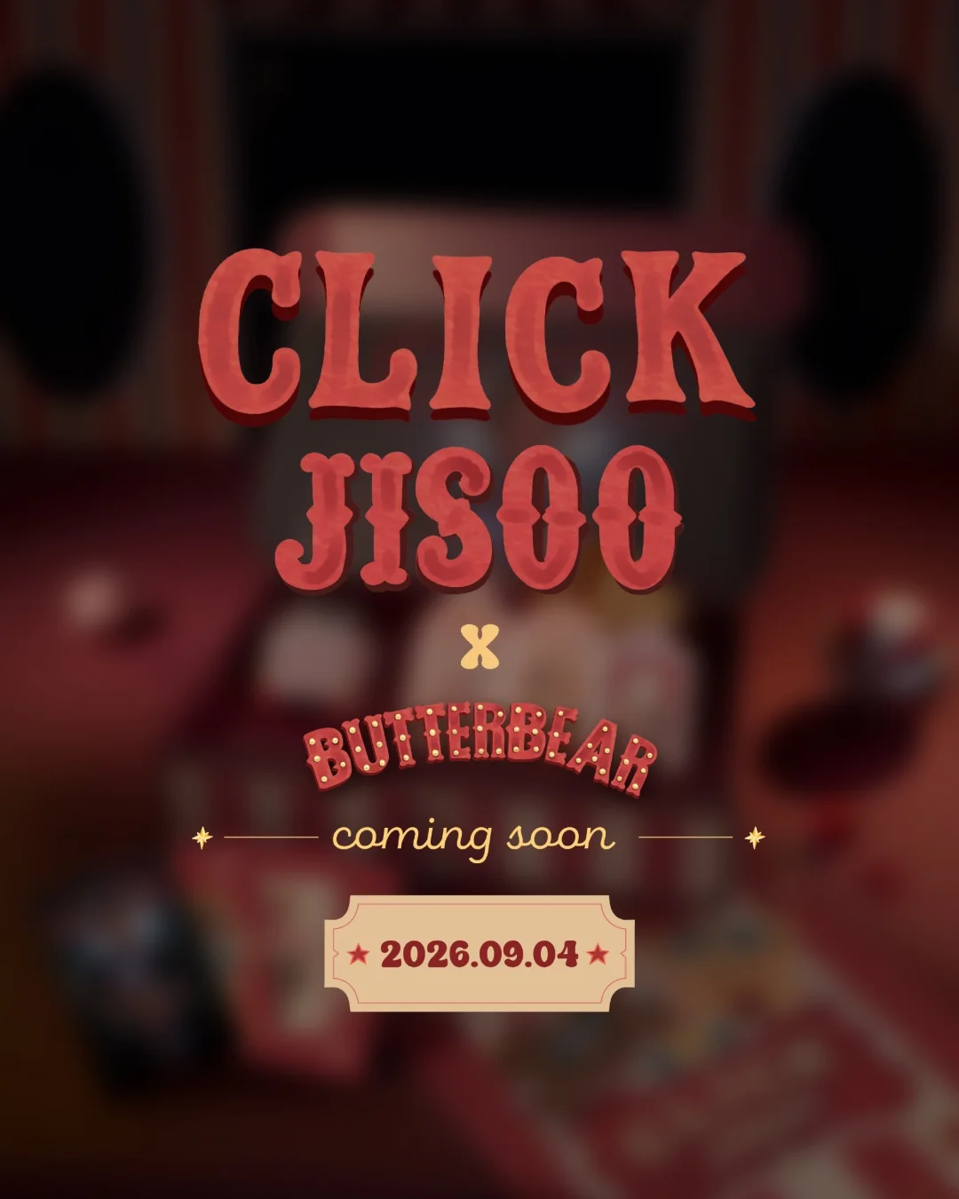 CLICK JISOO✖️黄油小熊联名
