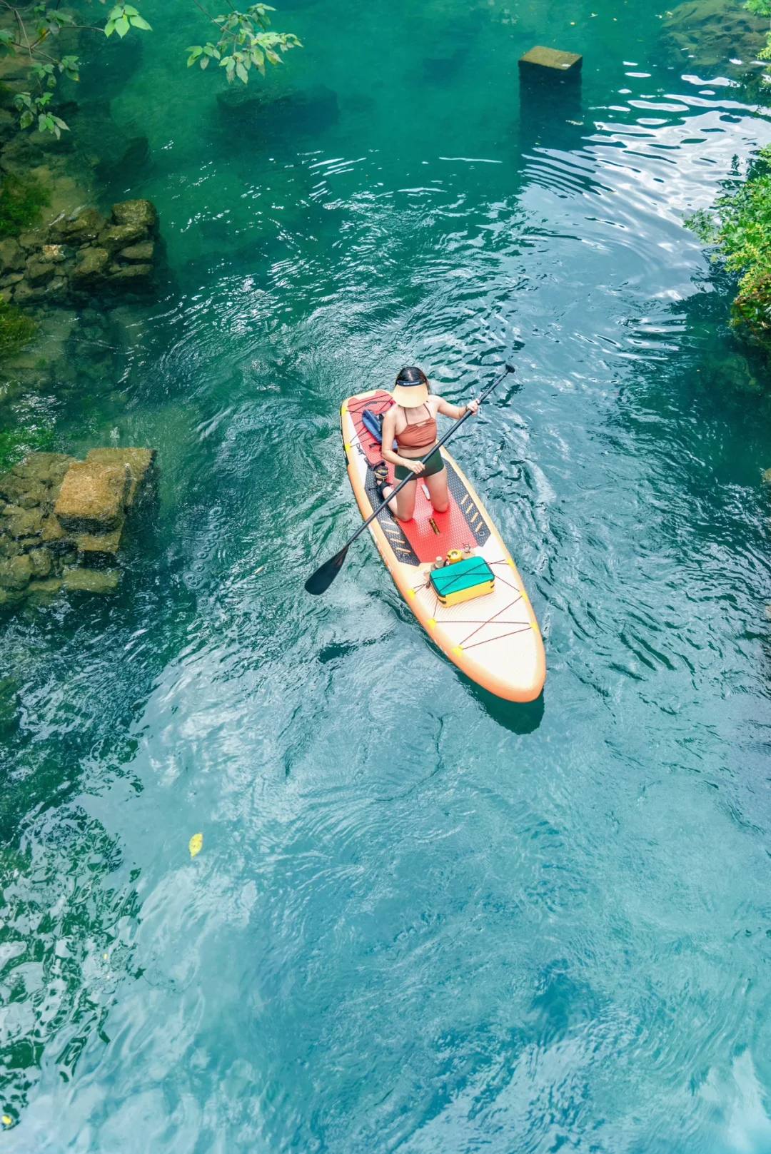 蒂芙尼蓝果冻水桨板露营｜玩水宝藏地推荐