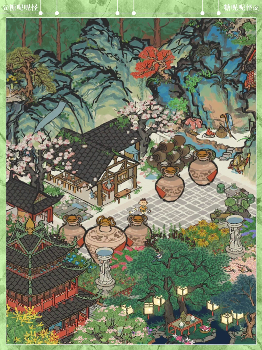 缸子还怪好看的咧，画都画了，能不能留着啊？