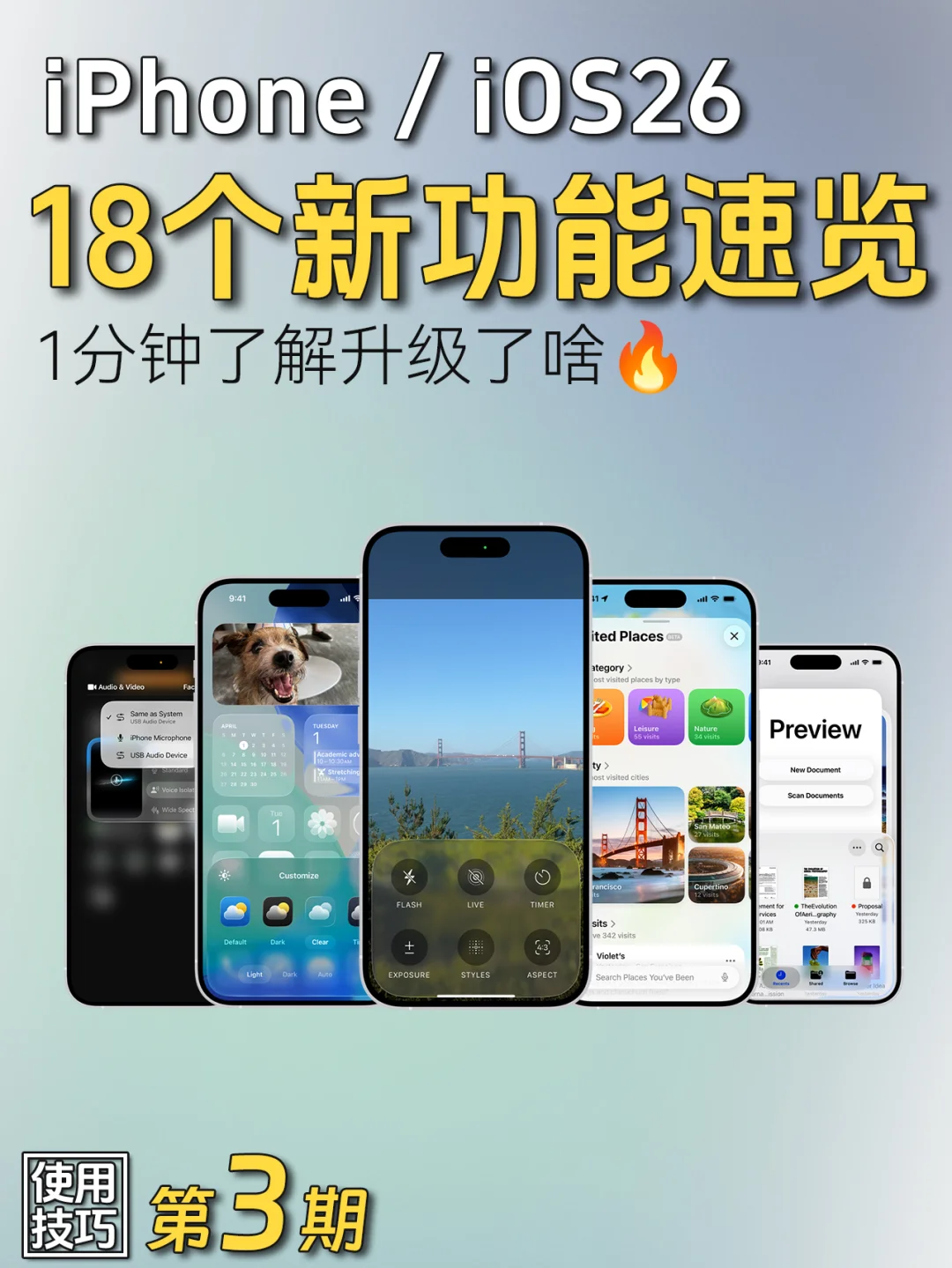 🤔一分钟了解iOS26更新了哪些新功能