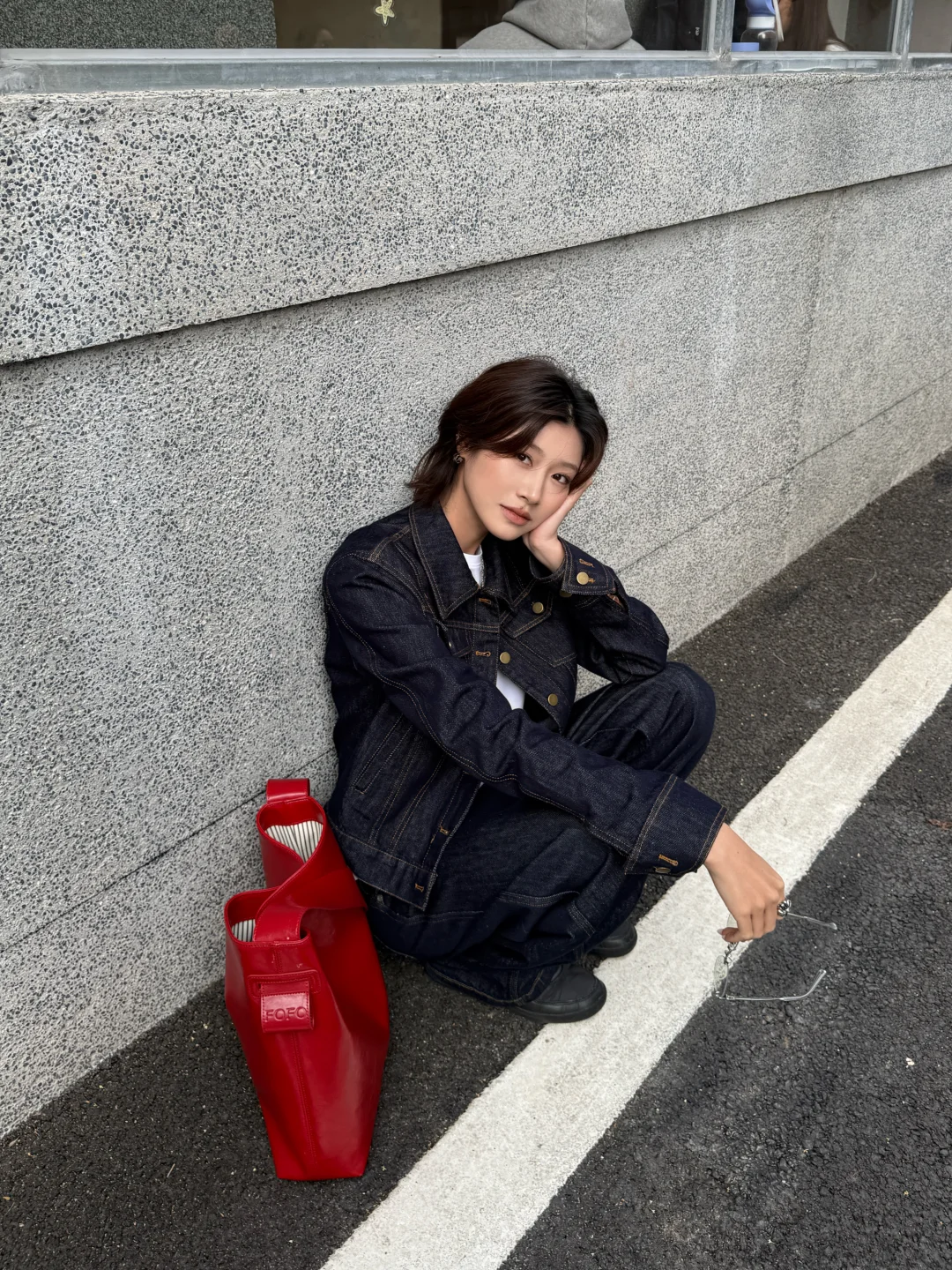 牛仔外套给的感觉