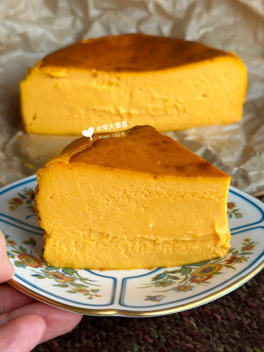 南瓜流心巴斯克🎃日本宝藏配方📝妈巨好吃！！