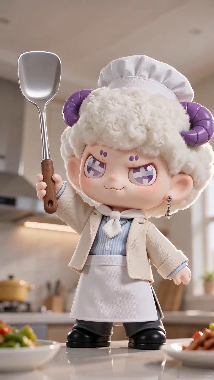 #张艺兴[超话]# 啊啊啊！我要被这个厨师贝小兴👨🏻‍🍳萌晕了！[么么哒][么么哒][么么哒]真的好萌啊[憧憬][憧憬][憧憬]#张艺兴珍藏款毛绒公仔# ​