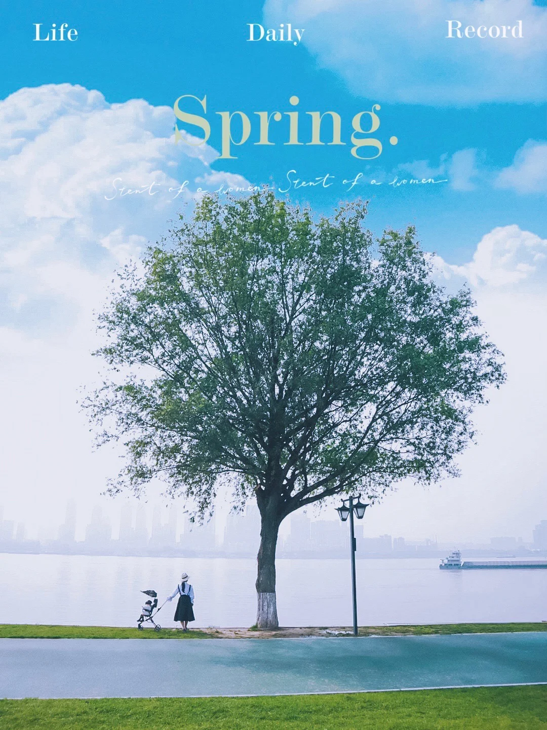 武汉网红打卡点|武昌江滩孤独的树，附滤镜