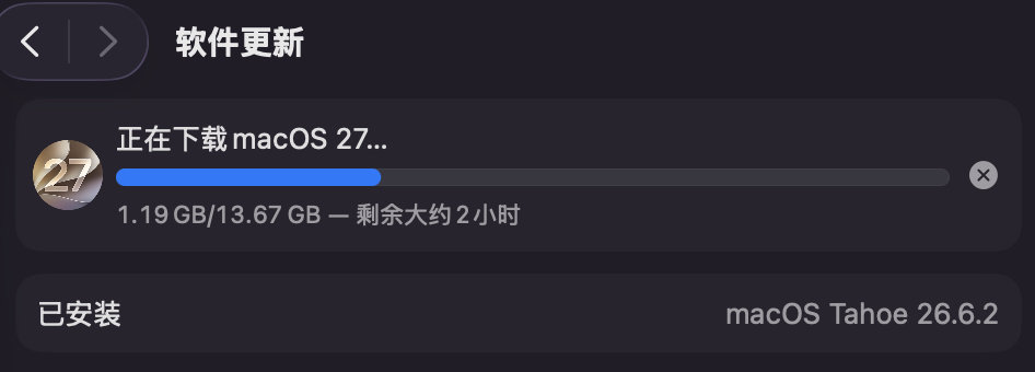 真慢啊。。。。。。。。
苹果服务器被挤崩了是吧 ​