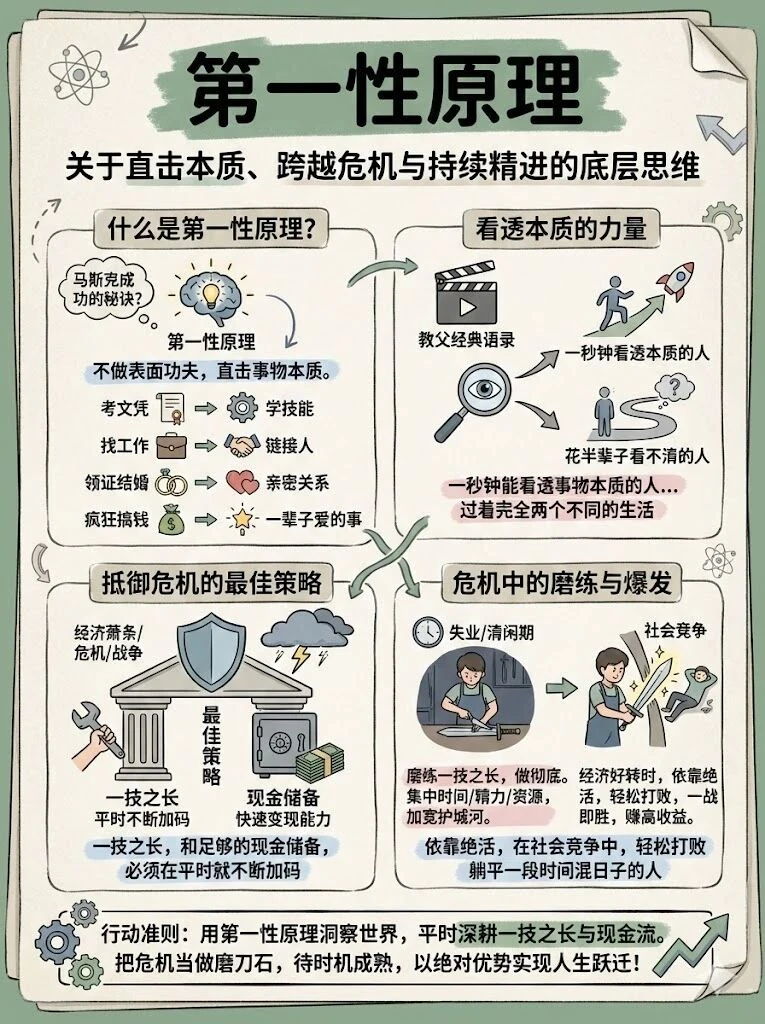 第一性原理，我悟了！普通人逆袭的底层逻辑