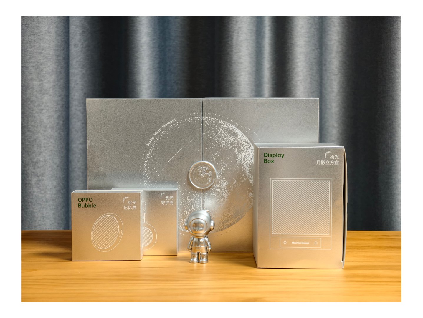 收到了OPPO|一加寄来的中秋礼盒，OPPO Bubble、小欧手办、拾光月影立方盒炫酷满满。

预祝欧加接下来的新机OPPO Find X10系列、一加16大卖。[不愧是你] ​​​