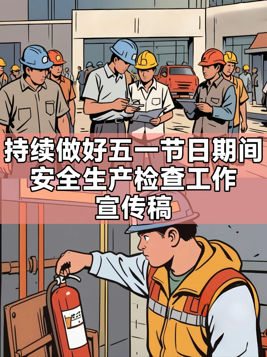 做好五一节日期间安全生产检查工作宣传稿