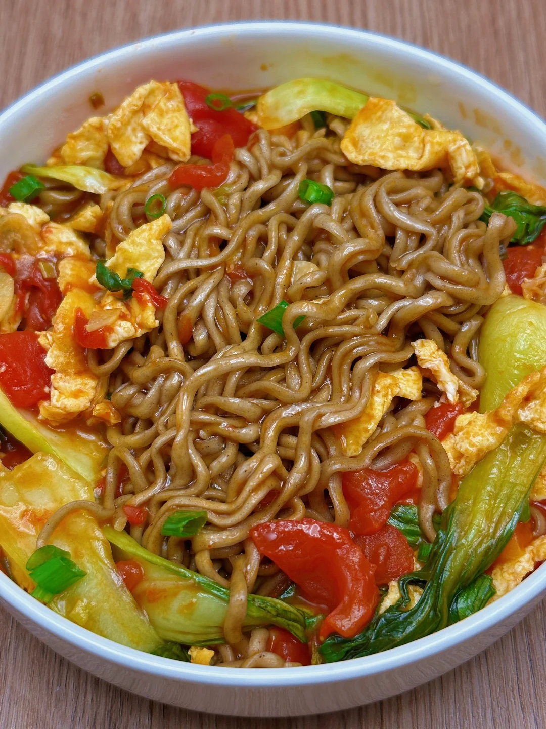 这玩意真心吃一辈子都不腻！！番茄鸡蛋荞麦面