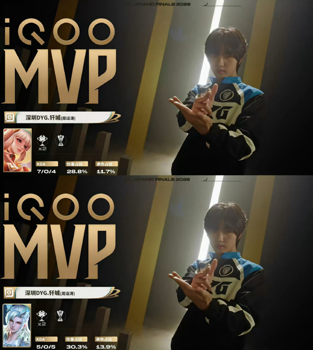 恭喜钎城选手拿下年总首胜双MVP！
🧱🍎夸夸钎城抽20.7r*1、5.2r*2
10.15晚豆包开 糊了hm群友 ​