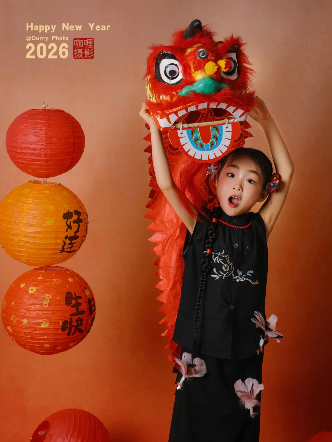 2026年儿童新年写真｜独属7岁女孩的东方美🏮