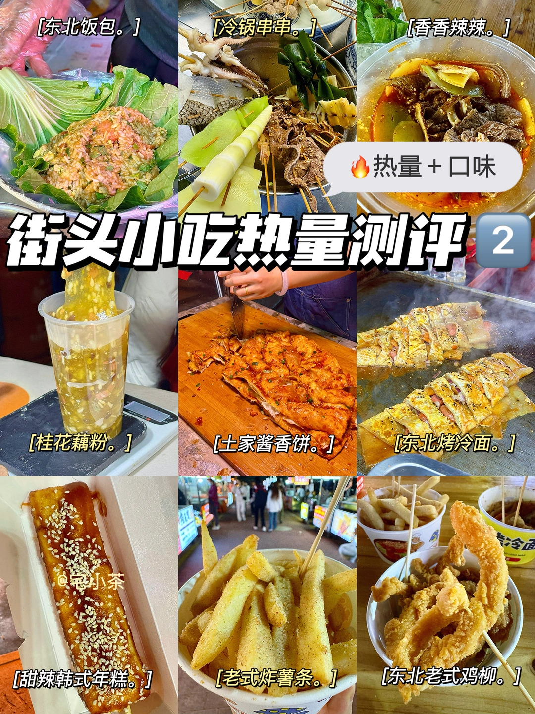 街头小吃热量测评2️⃣东北饭包、老式炸鸡柳…
