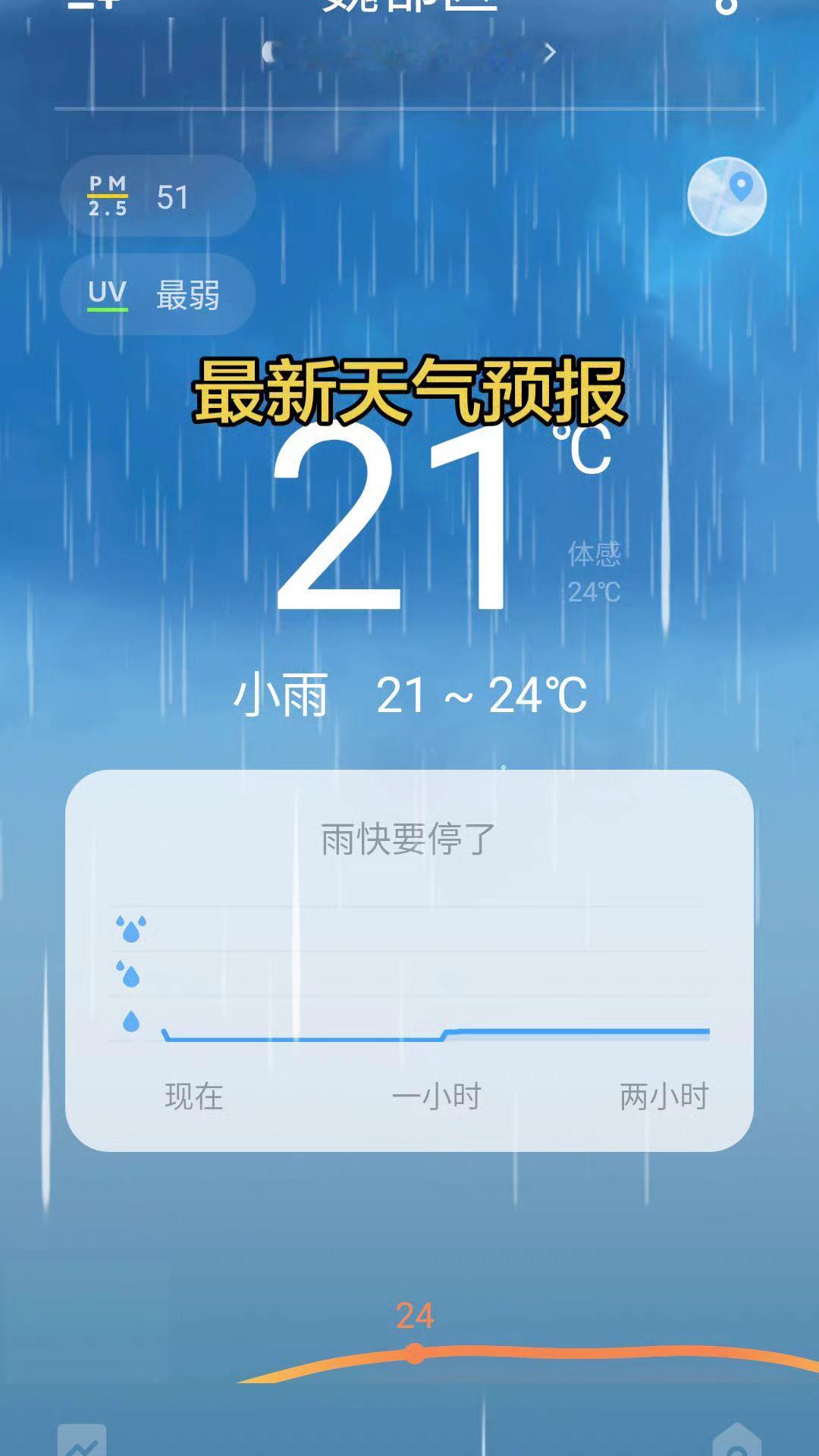 最新天气预报