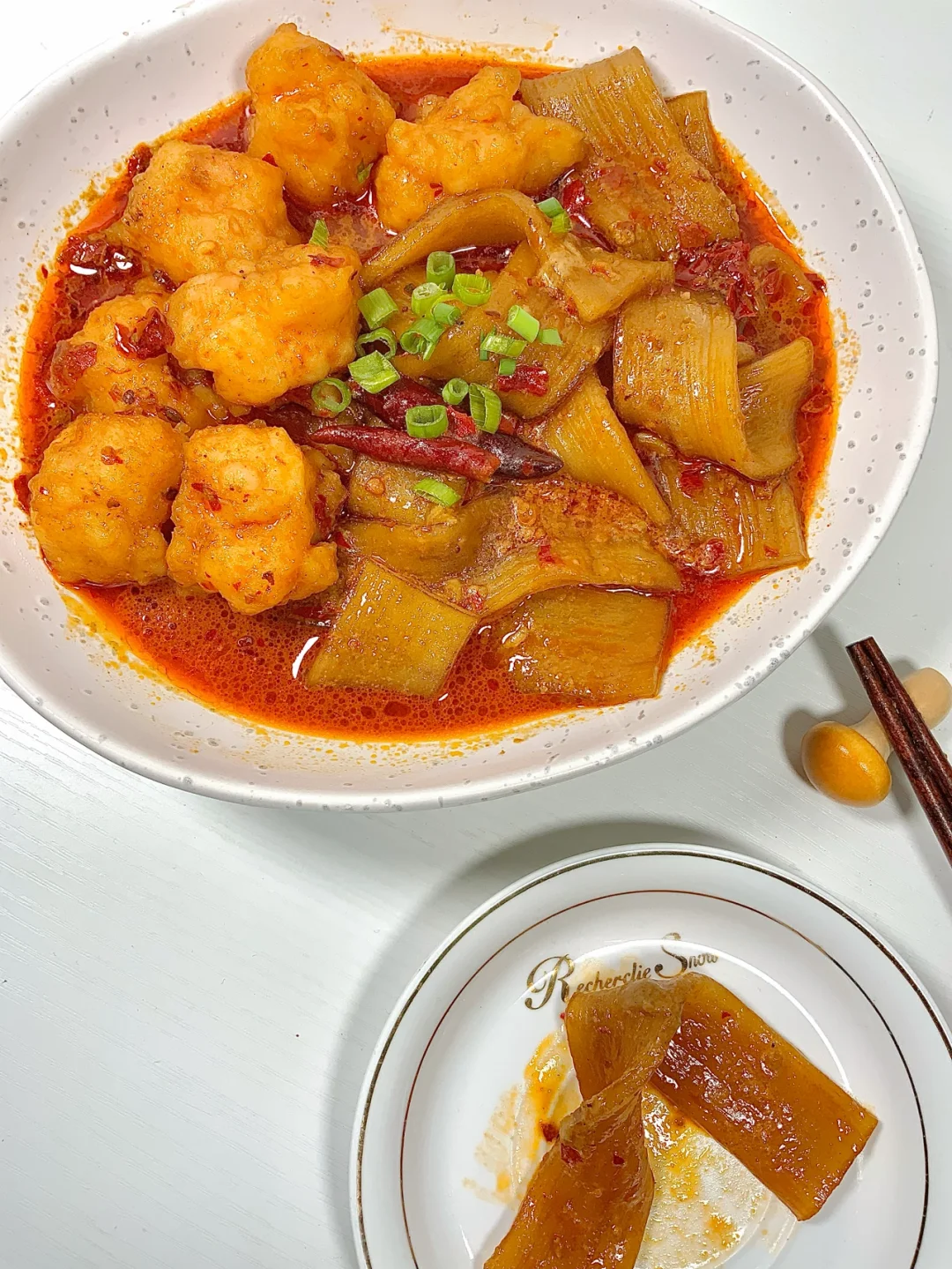 虾滑麻汁宽粉|裹满酱汁的宽粉🥺救命好吃🌶️