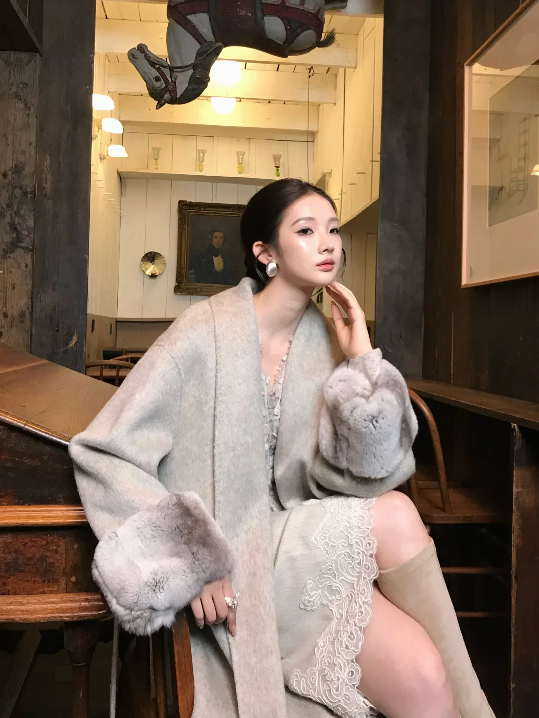 显贵的衣服 姐顺手就穿了