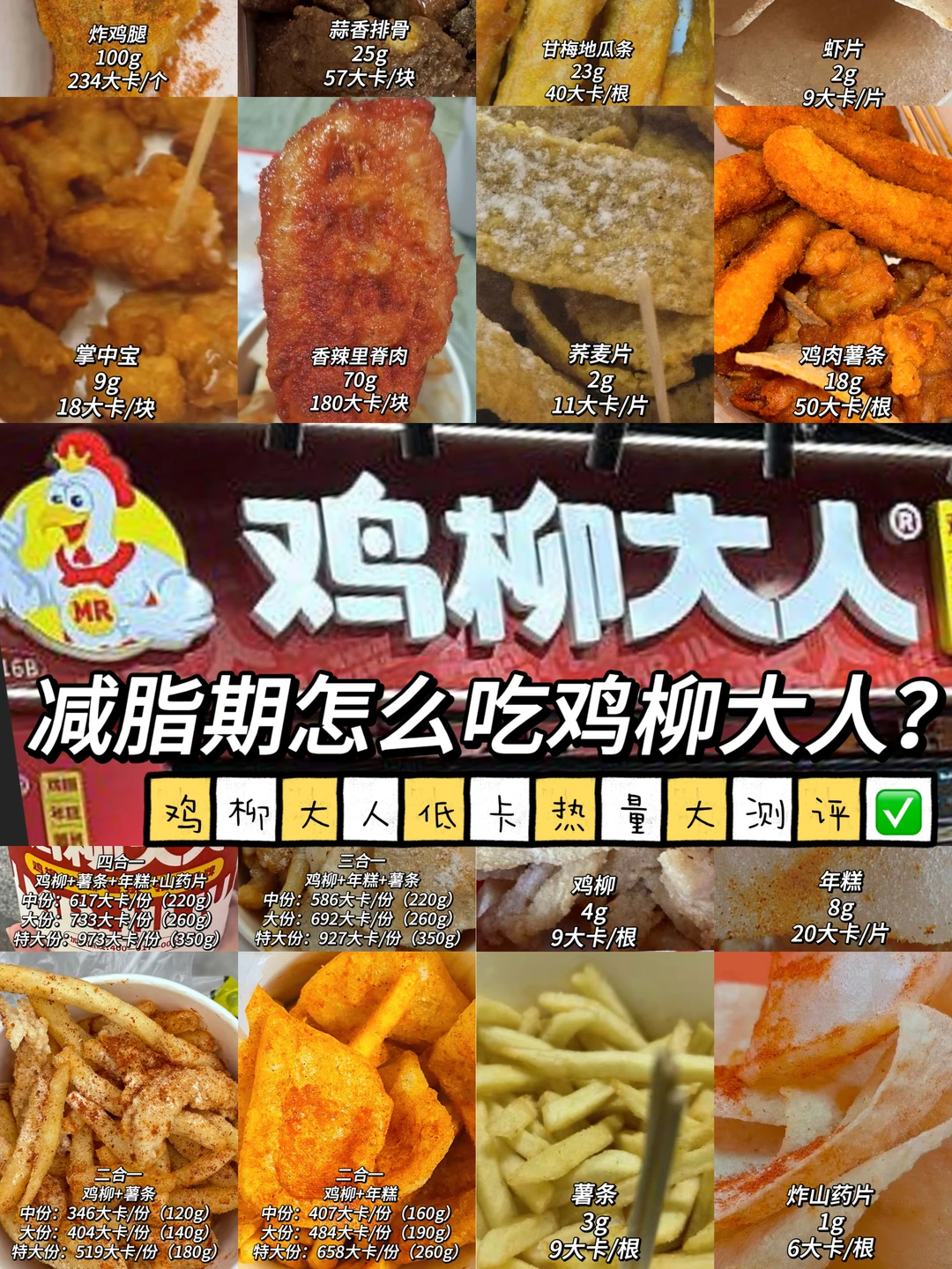 减脂期怎么吃鸡柳大人？低卡点单攻略来了✅
