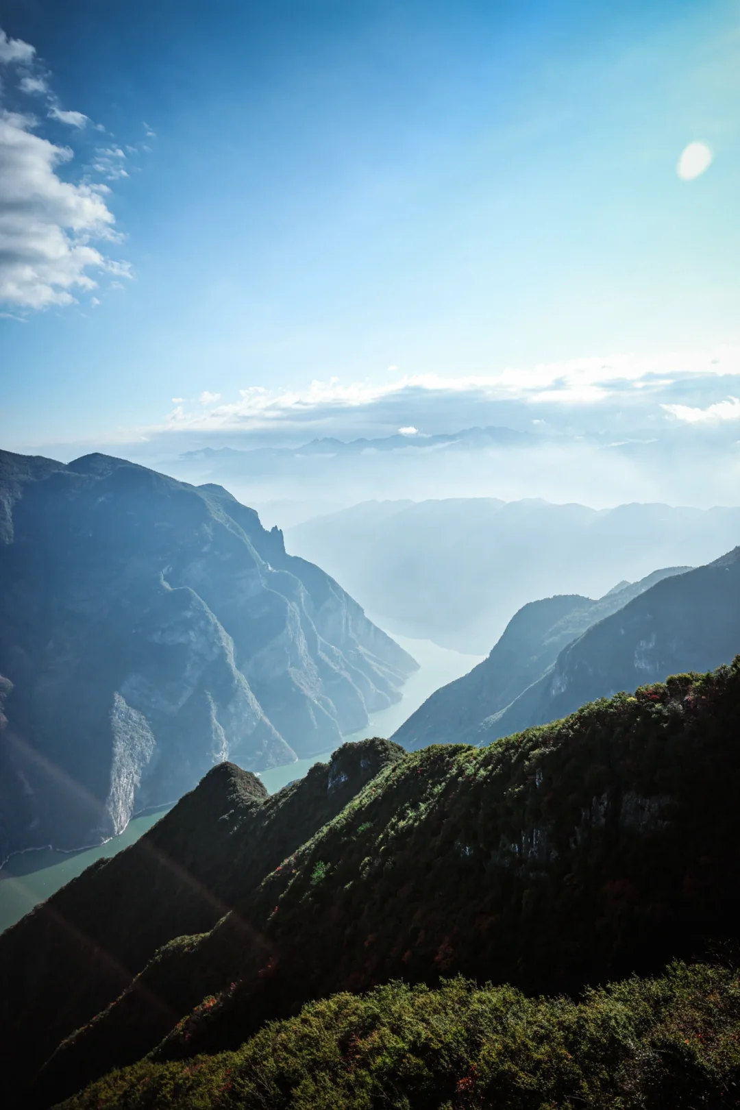 在巫山被巫峡壮丽的景色和魅力感动到了🌈❤️