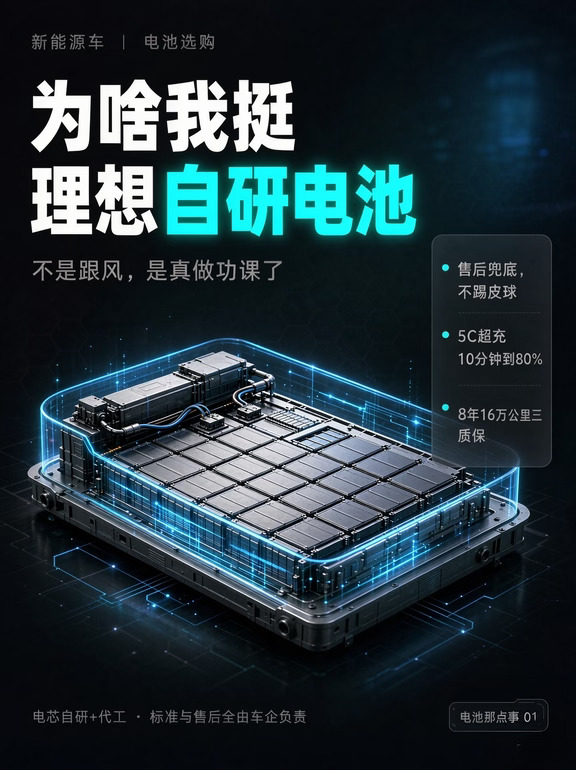 为啥挺理想自研电池？是真做功课了