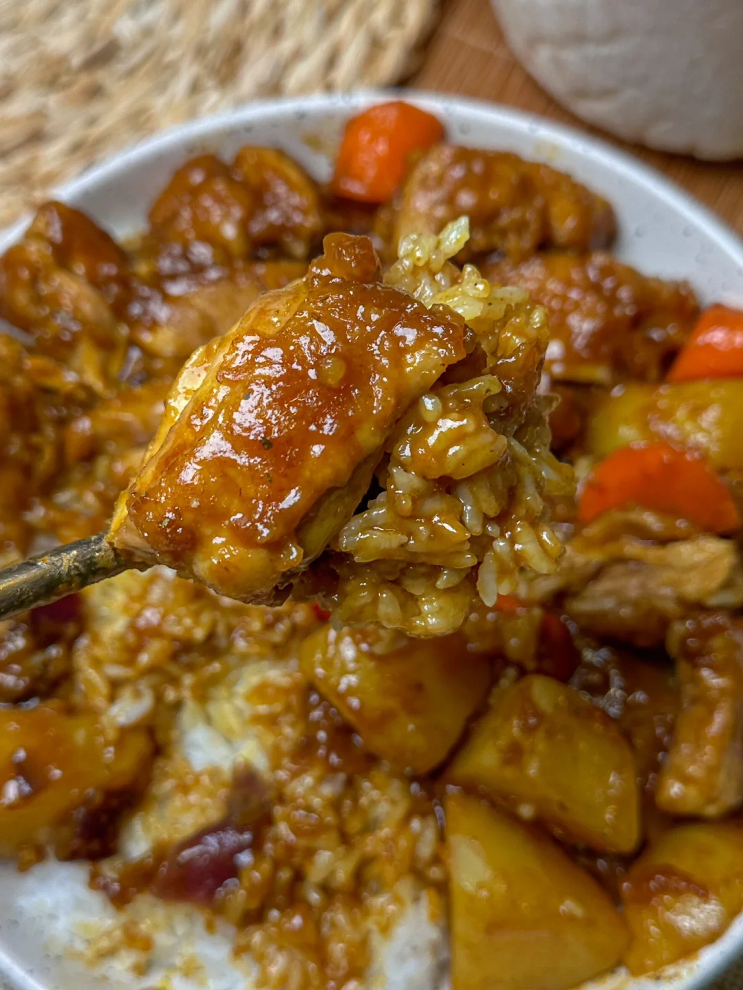 太牛了！！我可以天天吃这个椰香咖喱饭！！