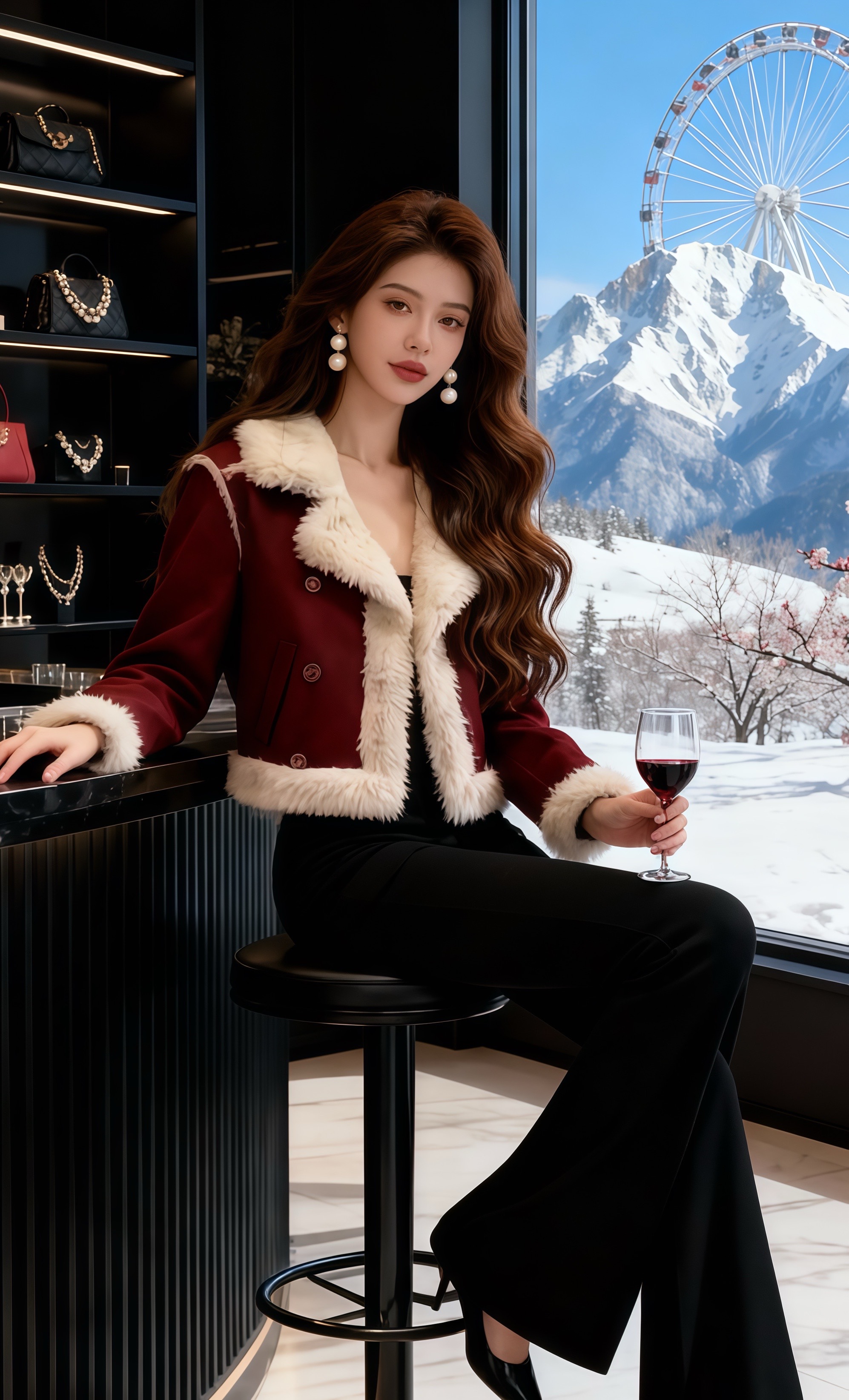 <p>御姐风穿搭 气场全开 气质御姐 女人味 红色 <!--{img...