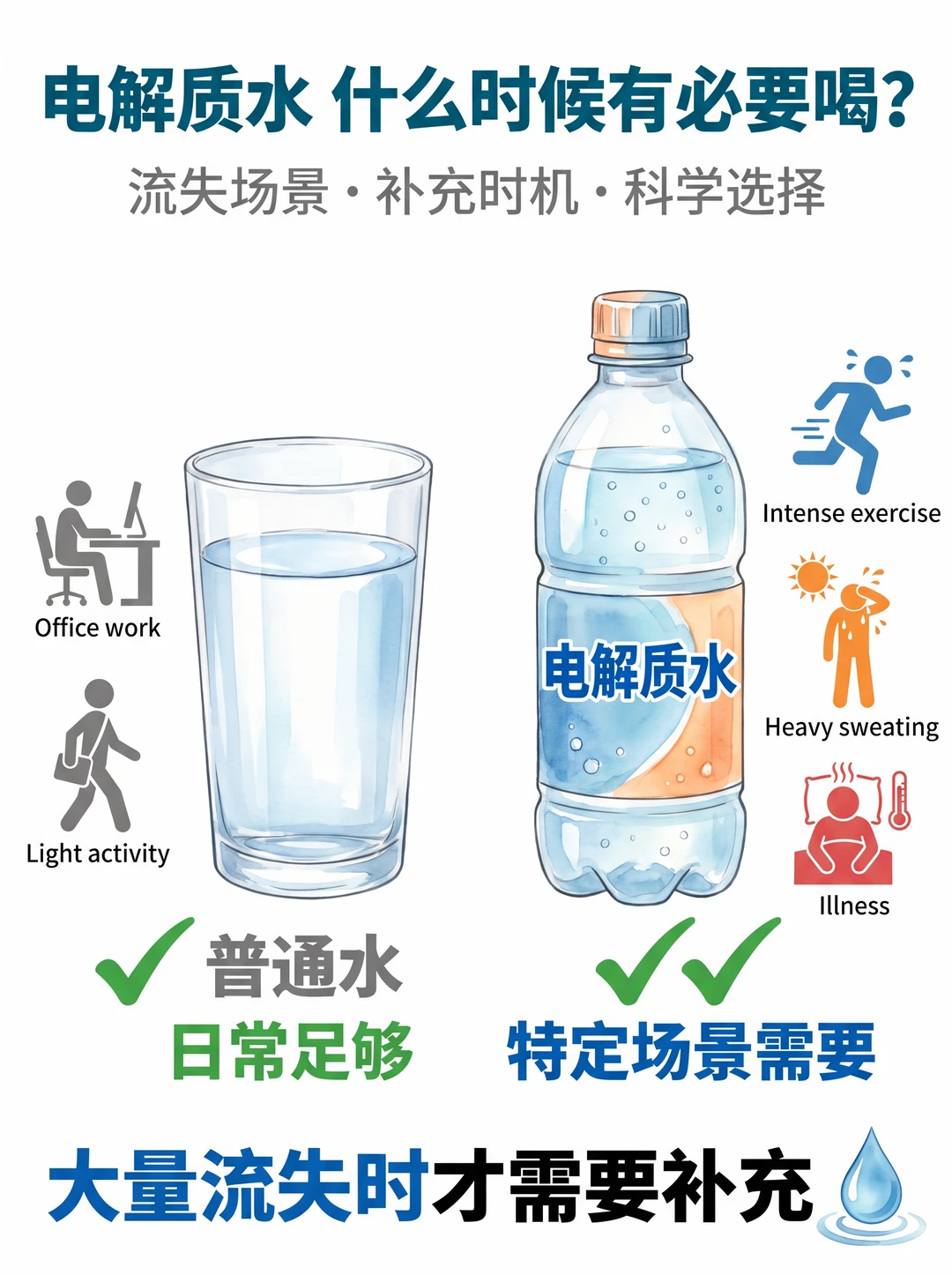 💧运动党必看｜电解质水正确饮用指南